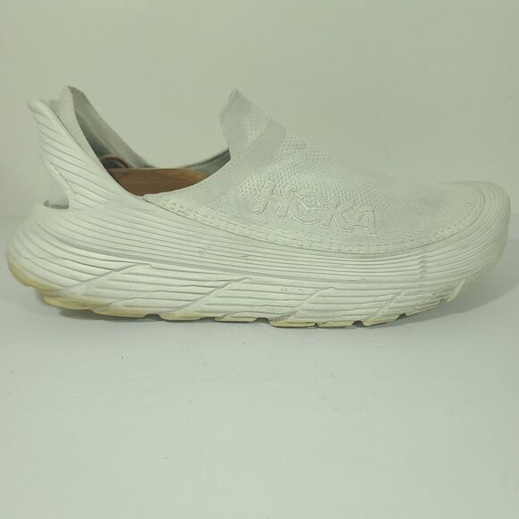 HOKA Restore TC Slip-On Recovery Shoes White Men\'s Size 14 Tag Missing main image 11